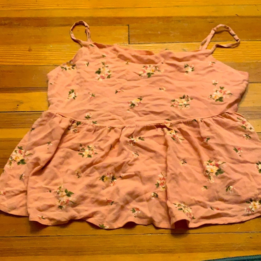 pink floral shirt